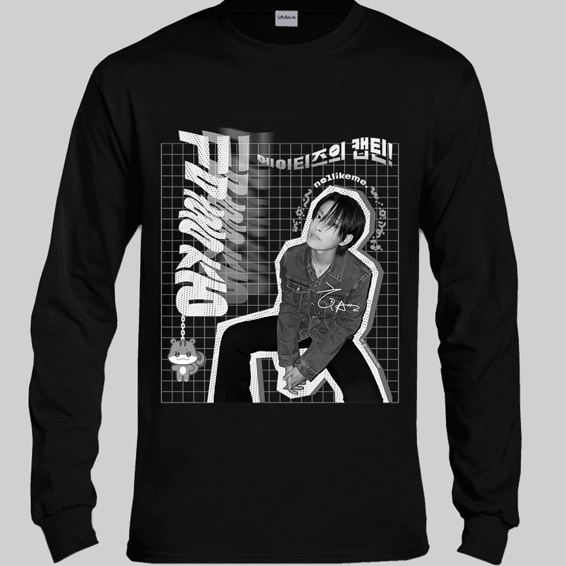 Polera Diseño Graphic - ATEEZ Hongjoong 3