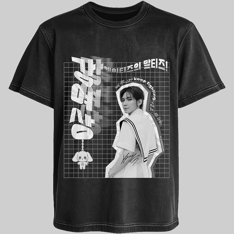Polera Diseño Graphic - ATEEZ Yeosang 2