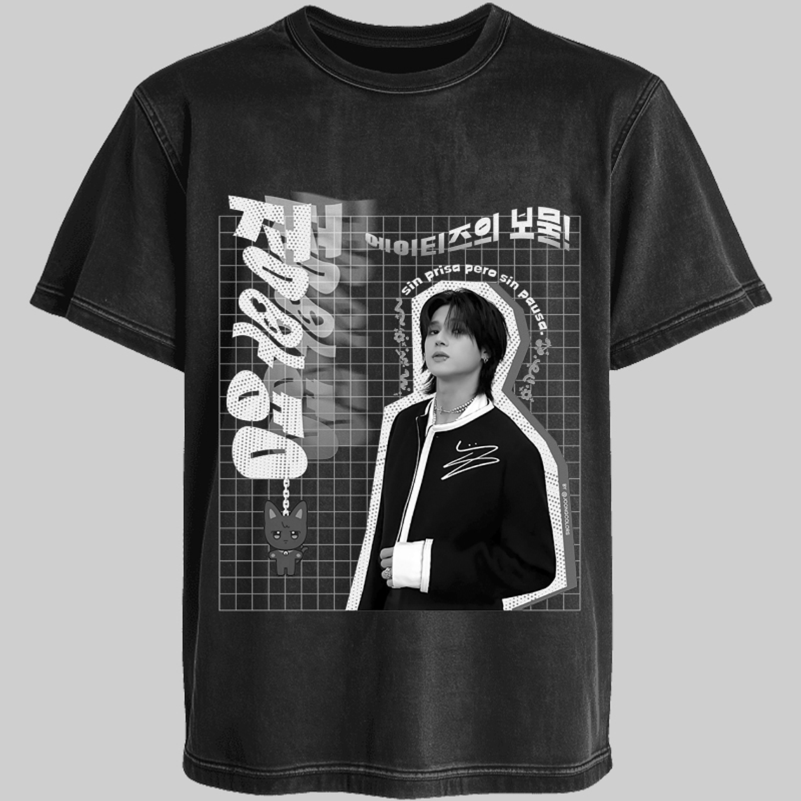 Polera Diseño Graphic - ATEEZ Wooyoung 2