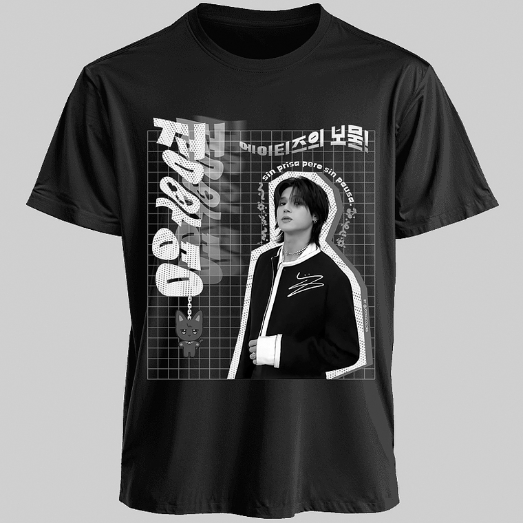 Polera Diseño Graphic - ATEEZ Wooyoung 1