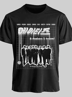 Polera Diseño Graphic - ATEEZ grupal