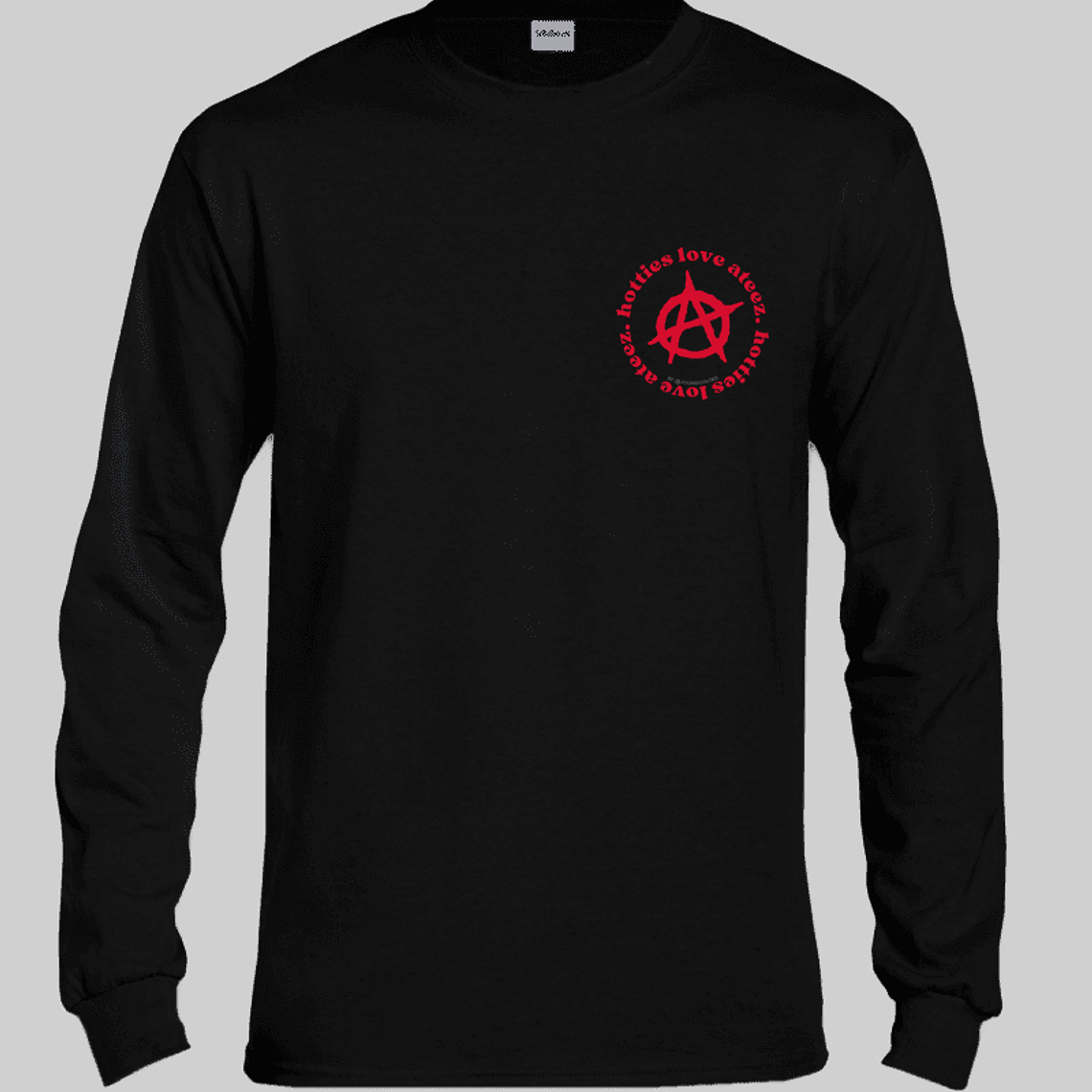 Polera Diseño logo Hotties (rojo) - ATEEZ 3