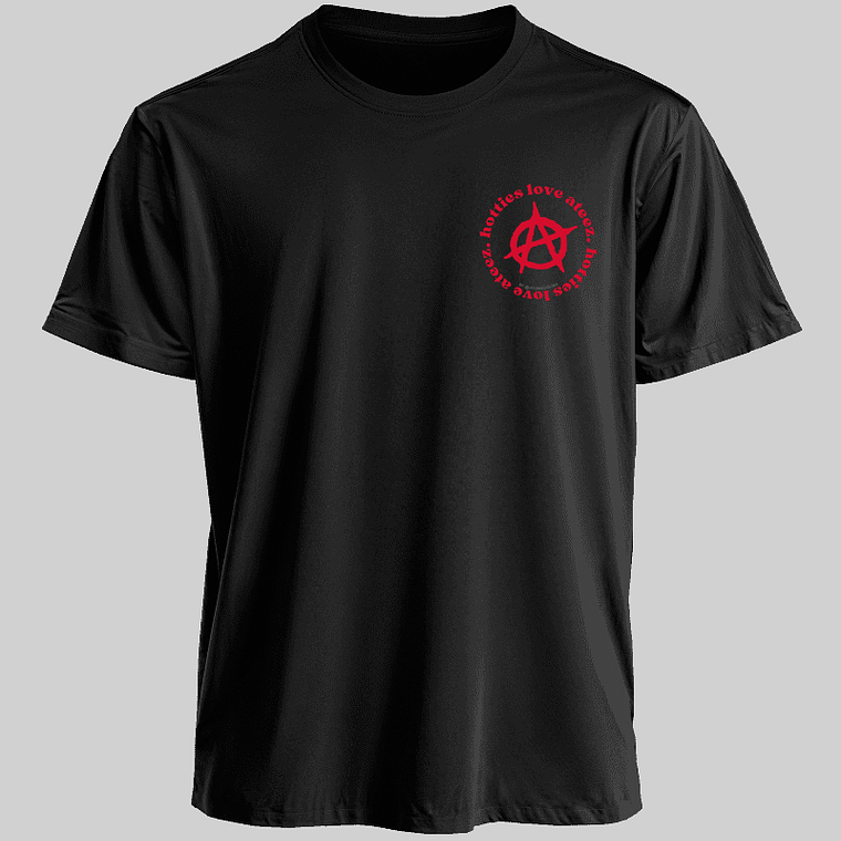 Polera Diseño logo Hotties (rojo) - ATEEZ 1