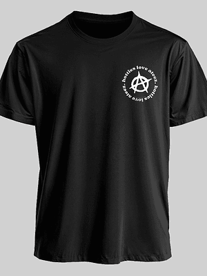 Polera Diseño logo Hotties (b/n) - ATEEZ