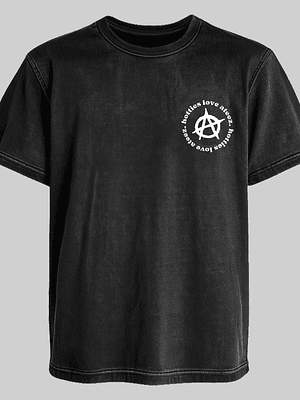 Polera Diseño logo Hotties (b/n) - ATEEZ