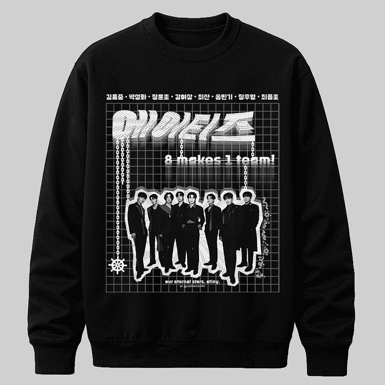 Polerón Diseño Graphic - ATEEZ grupal 1