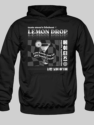 Polerón Diseño Lemon Drop (b/n) - ATEEZ