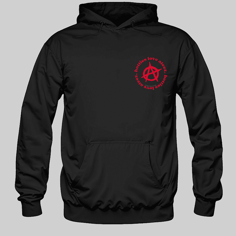 Polerón Diseño logo Hotties (rojo) - ATEEZ 2