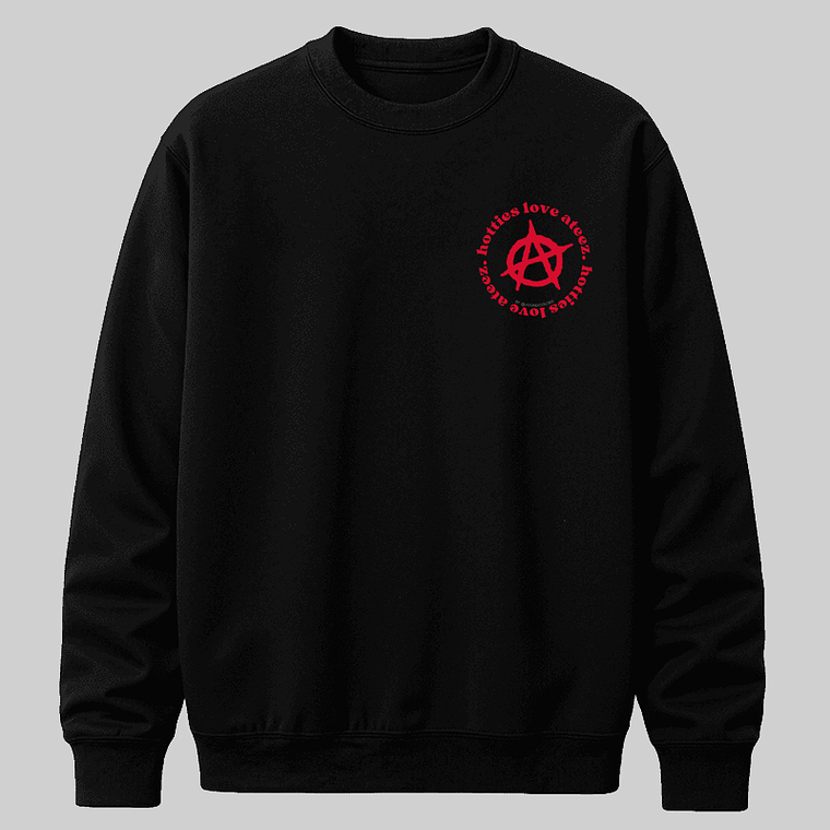 Polerón Diseño logo Hotties (rojo) - ATEEZ 1