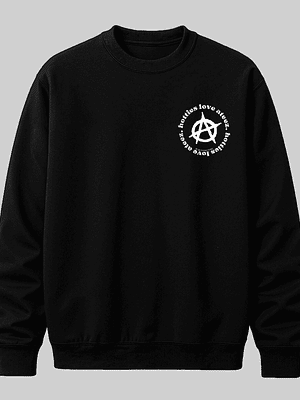 Polerón Diseño logo Hotties (b/n) - ATEEZ