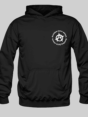 Polerón Diseño logo Hotties (b/n) - ATEEZ