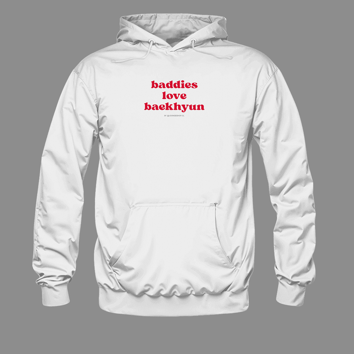 Polerón Diseño logo Baddies (rojo) - BAEKHYUN 4