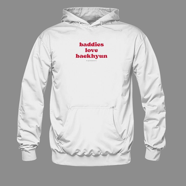 Polerón Diseño logo Baddies (rojo) - BAEKHYUN 4