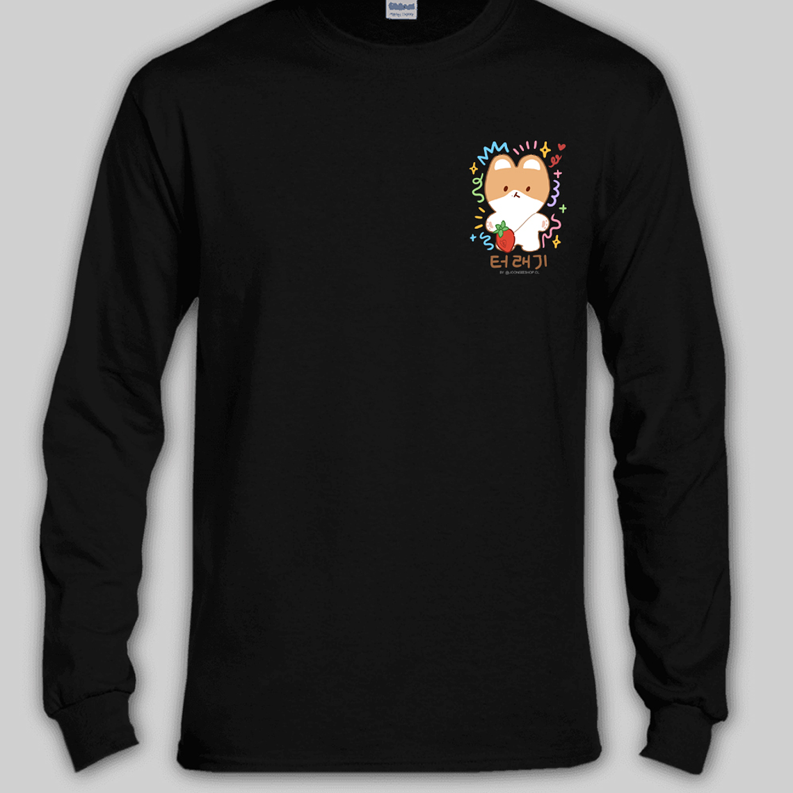 Polera Diseño logo Teolaegi Doodles - BAEKHYUN 3