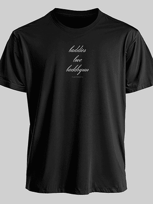 Polera Diseño logo Baddies v.2 (b/n) - BAEKHYUN
