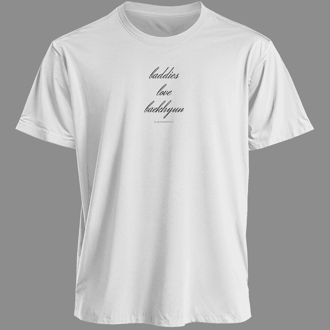 Polera Diseño logo Baddies v.2 (b/n) - BAEKHYUN 4