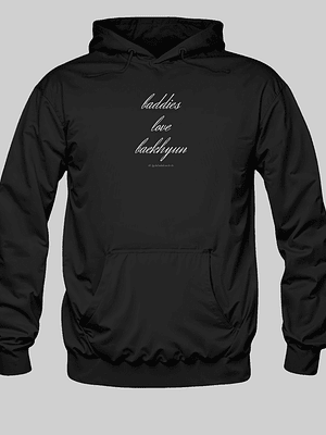 Polerón Diseño logo Baddies v.2 (b/n) - BAEKHYUN