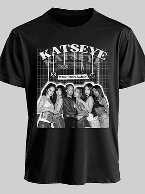 Polera Diseño Graphic (b/n) - KATSEYE