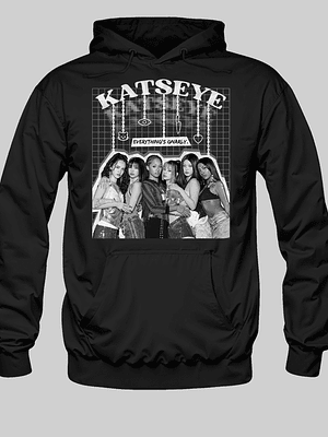 Polerón Diseño Graphic (b/n) - KATSEYE