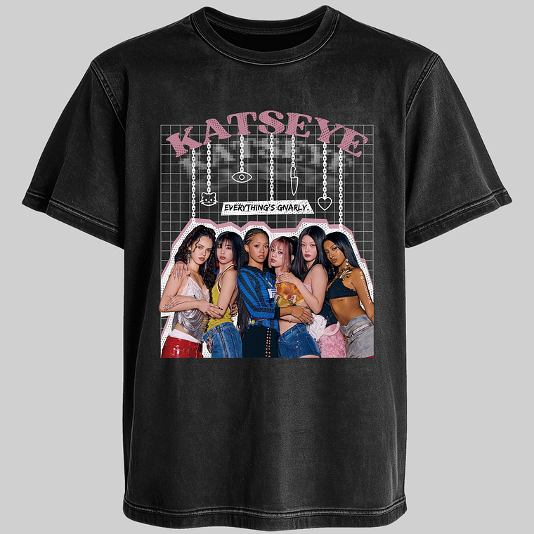 Polera Diseño Graphic (color) - KATSEYE 2