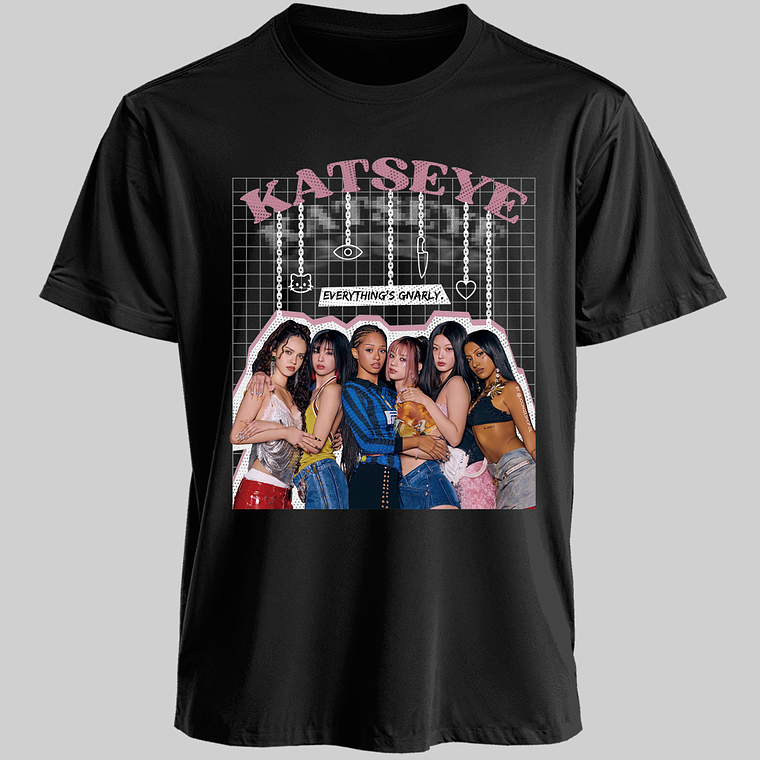 Polera Diseño Graphic (color) - KATSEYE 1