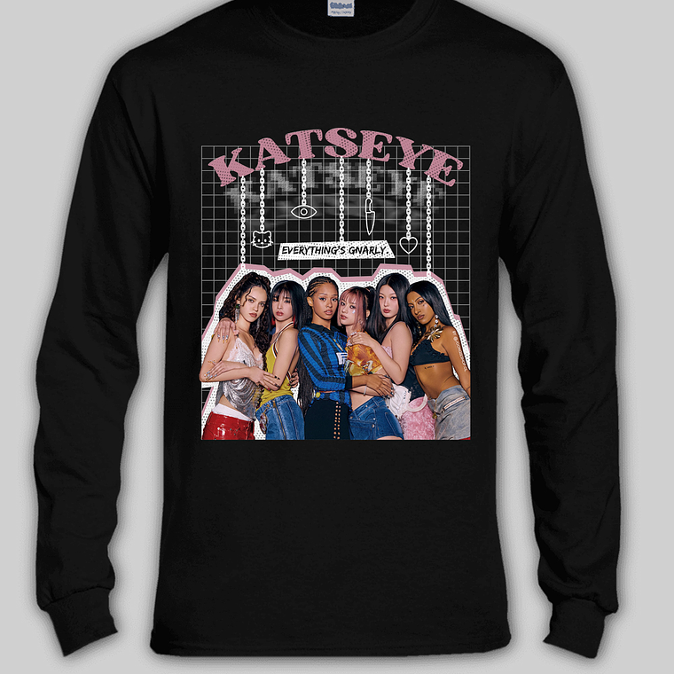 Polera Diseño Graphic (color) - KATSEYE 3