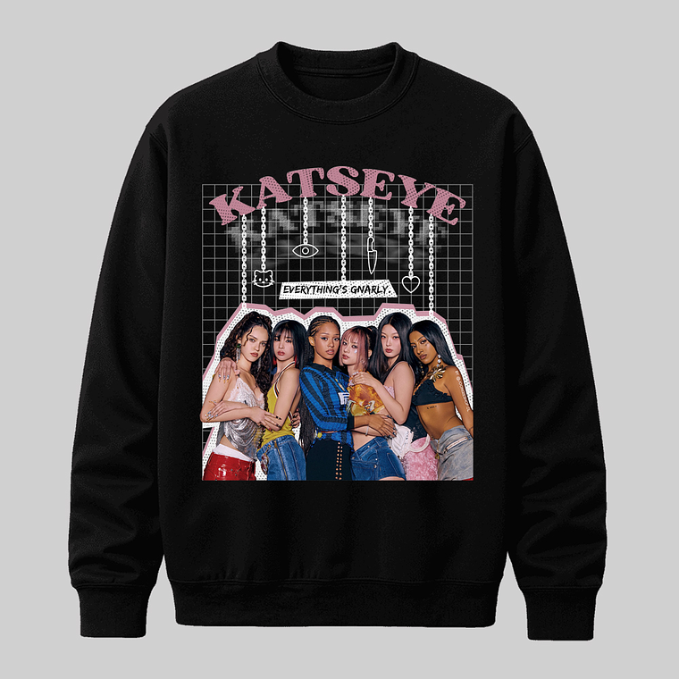 Polerón Diseño Graphic (color) - KATSEYE 1