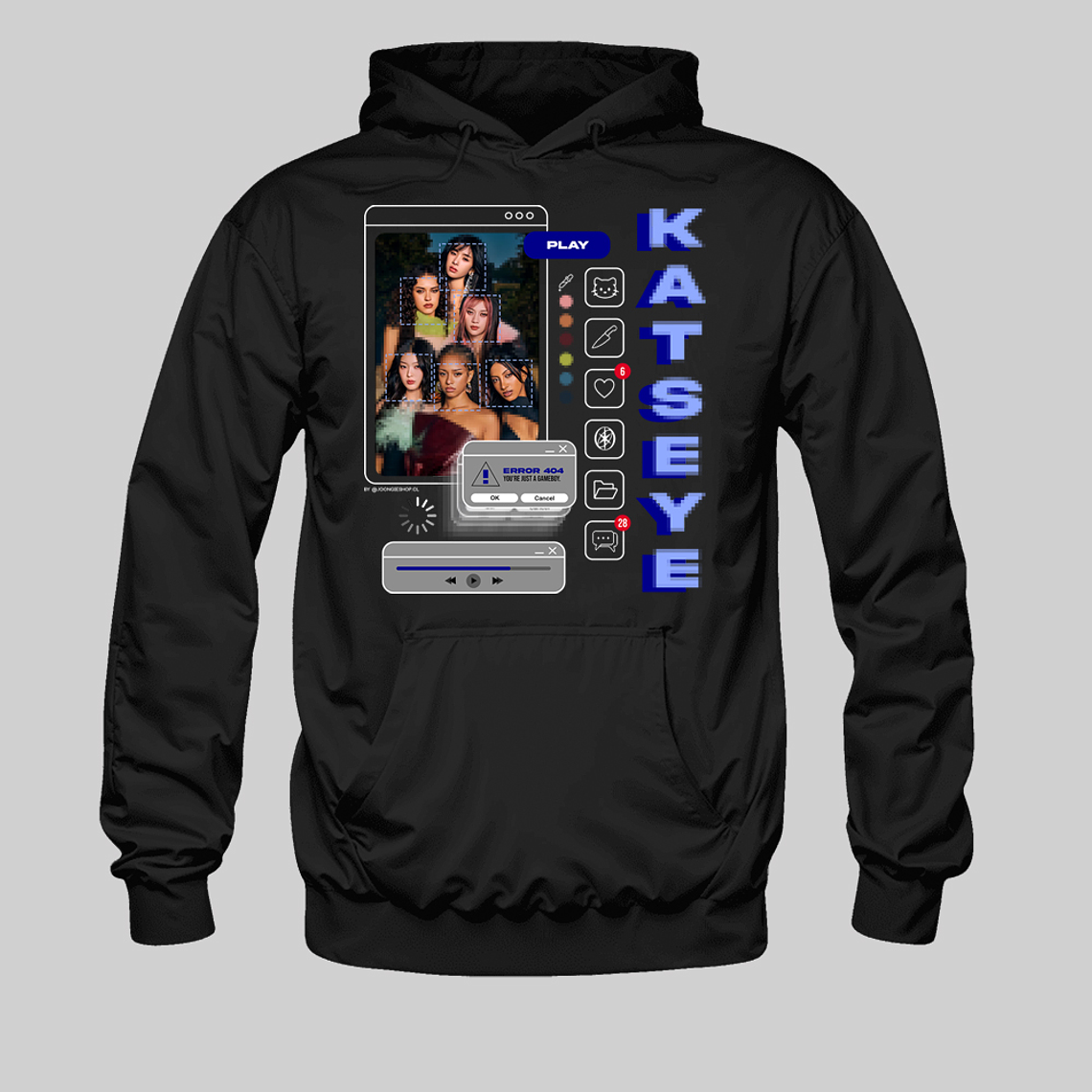 Polerón Diseño Gameboy (azul) - KATSEYE 2