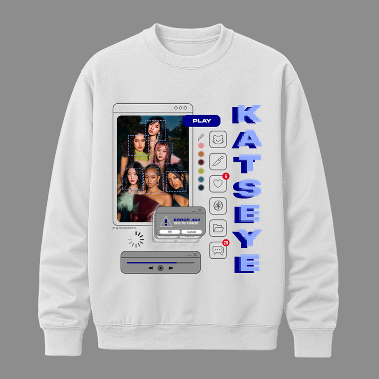 Polerón Diseño Gameboy (azul) - KATSEYE 3