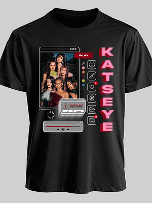 Polera Diseño Gameboy (rojo) - KATSEYE