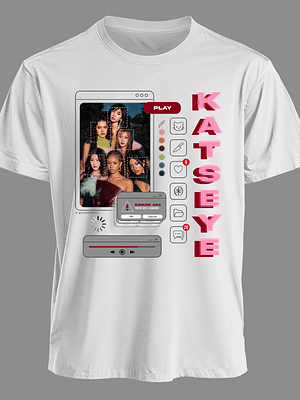 Polera Diseño Gameboy (rojo) - KATSEYE