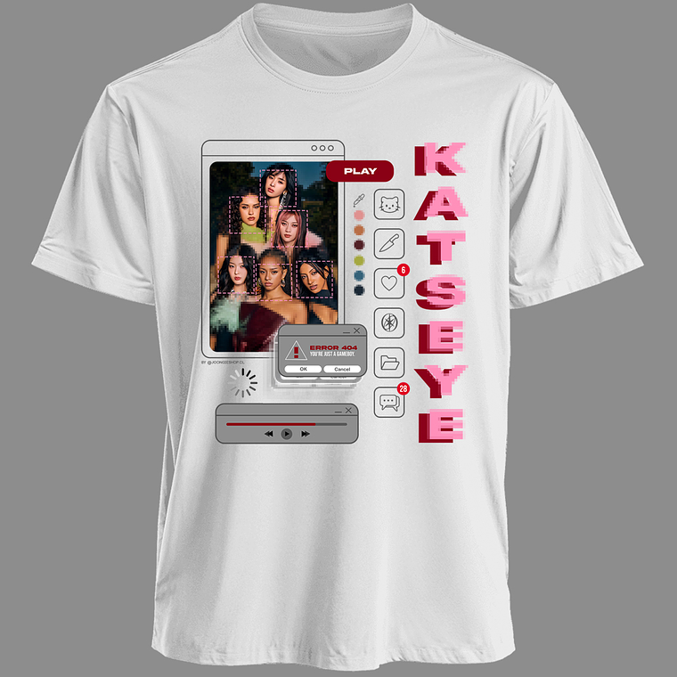 Polera Diseño Gameboy (rojo) - KATSEYE 4