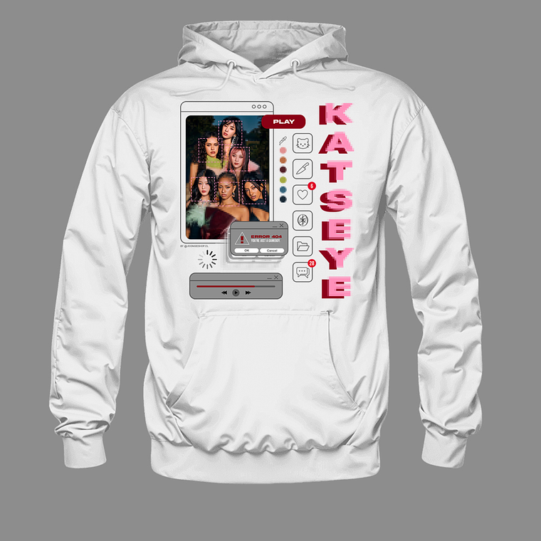 Polerón Diseño Gameboy (rojo) - KATSEYE 4