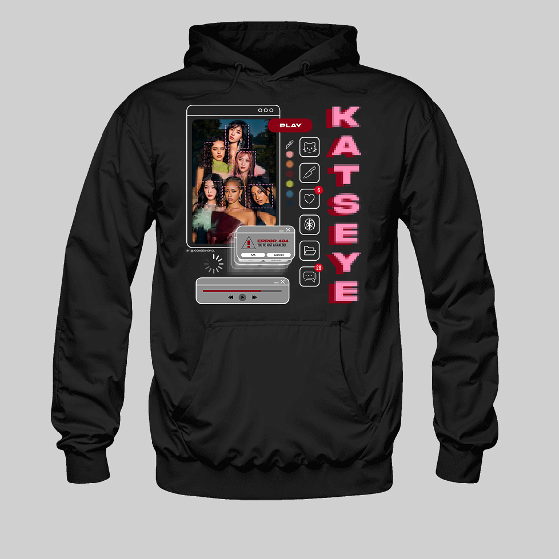 Polerón Diseño Gameboy (rojo) - KATSEYE 2