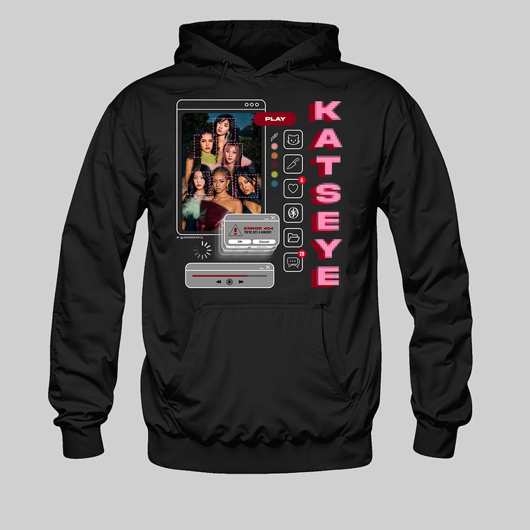 Polerón Diseño Gameboy (rojo) - KATSEYE 2