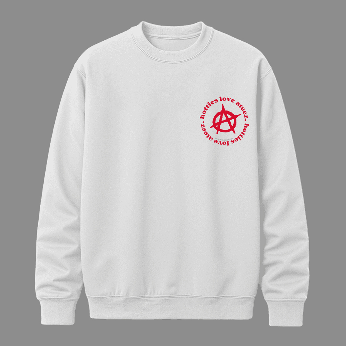 Polerón Diseño logo Hotties (rojo) - ATEEZ 3