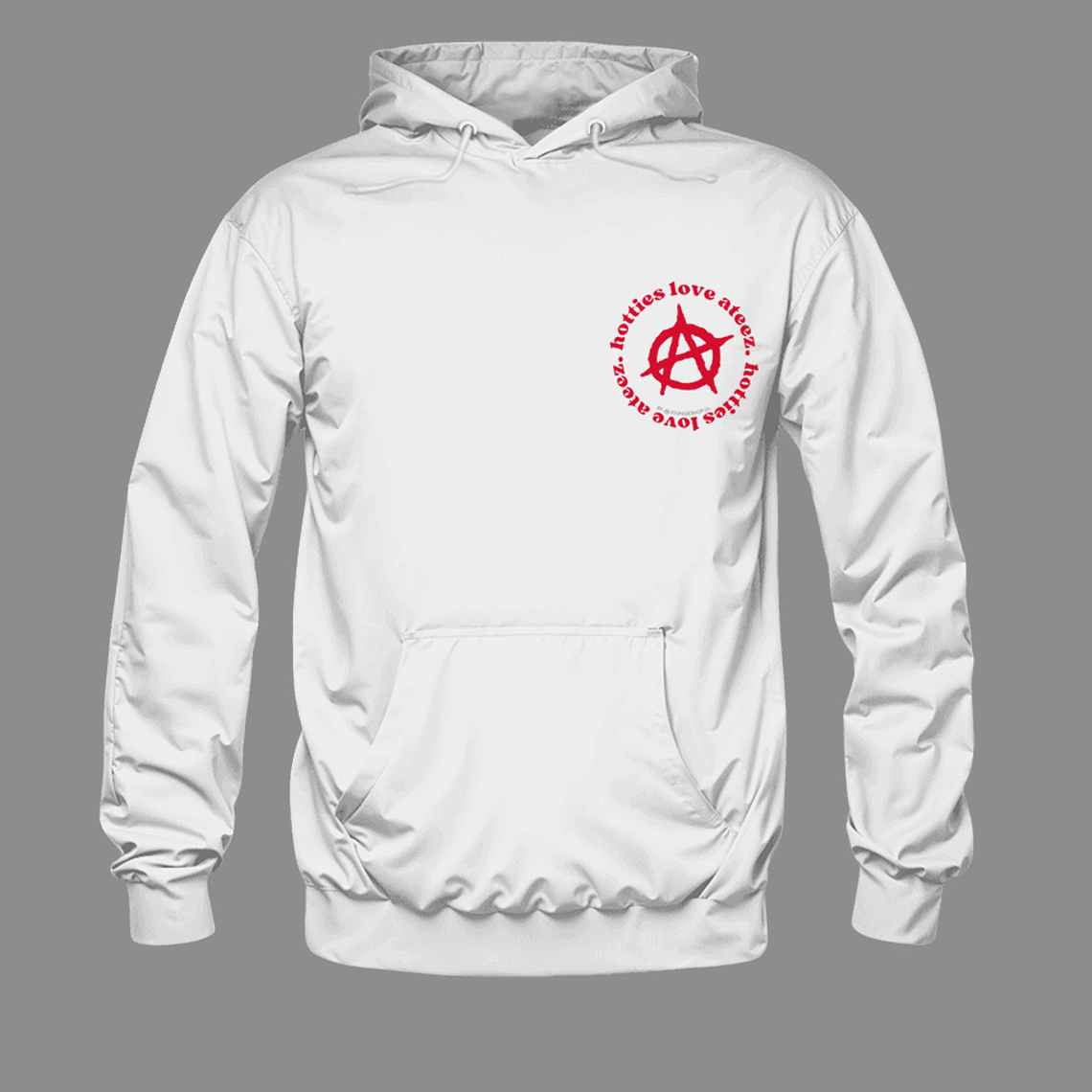 Polerón Diseño logo Hotties (rojo) - ATEEZ 4