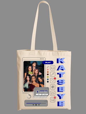 Totebag Diseño Gameboy (azul) - KATSEYE