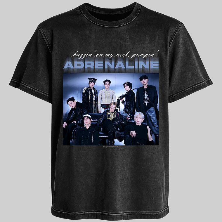 Polera Diseño Adrenaline v.2 - ATEEZ 2