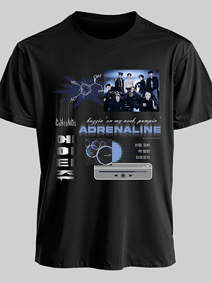 Polera Diseño Adrenaline v.3 - ATEEZ