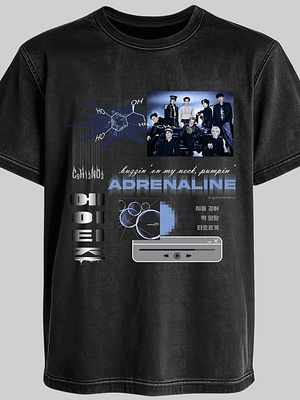 Polera Diseño Adrenaline v.3 - ATEEZ