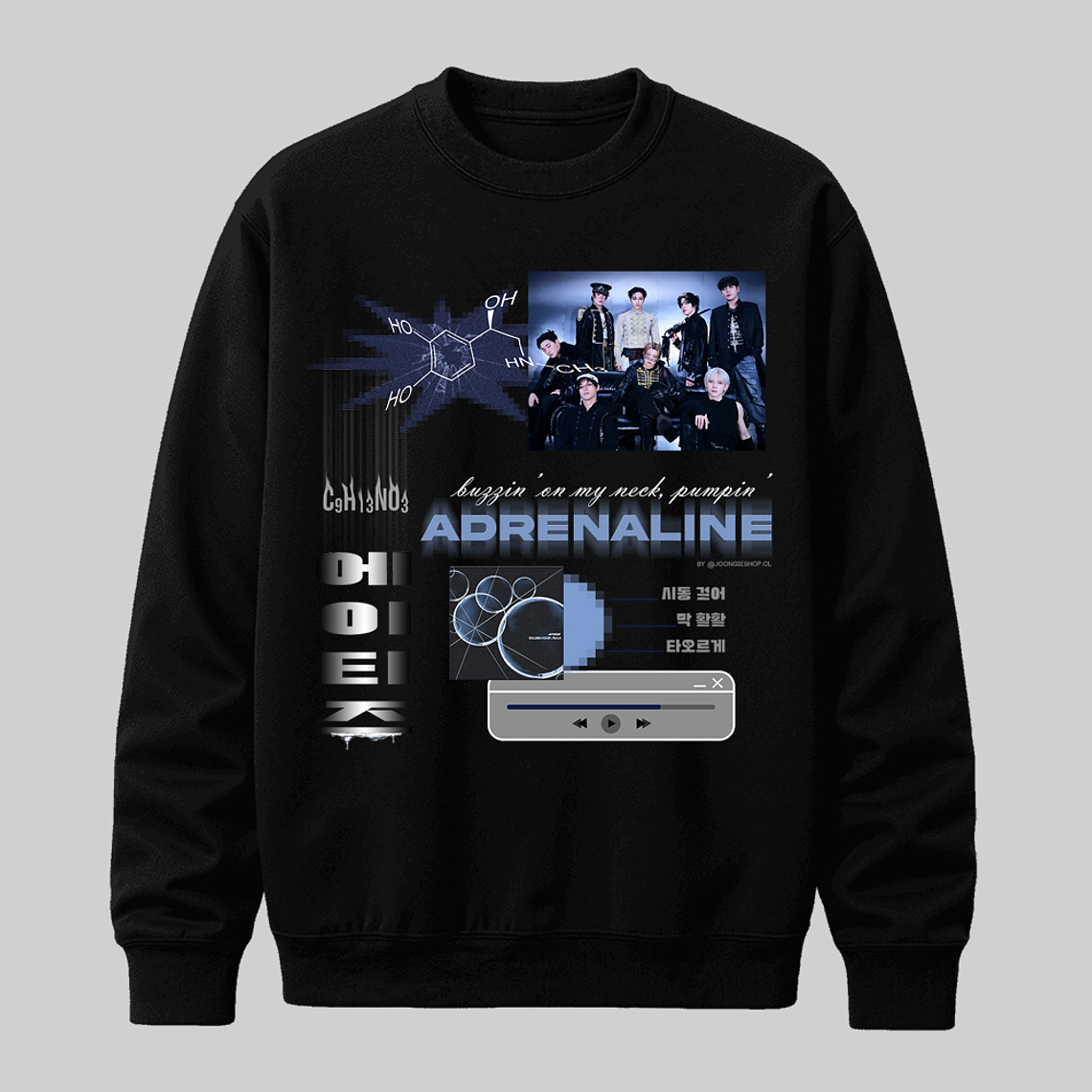 Polerón Diseño Adrenaline v.3 - ATEEZ 1