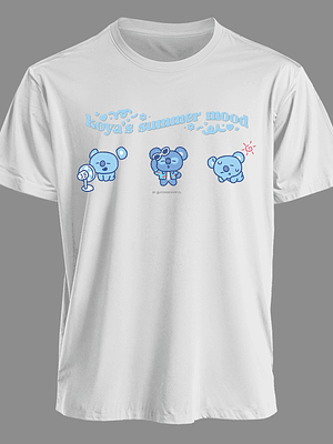 Polera Diseño Summer BT21 Koya - BTS RM