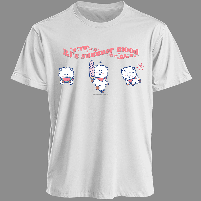 Polera Diseño Summer BT21 RJ - BTS Jin 2