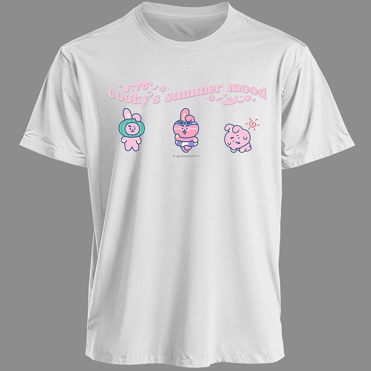 Polera Diseño Summer BT21 Cooky - BTS Jungkook 2