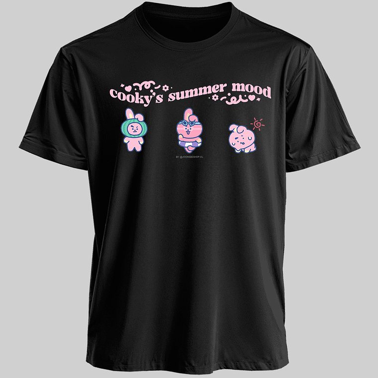 Polera Diseño Summer BT21 Cooky - BTS Jungkook 1