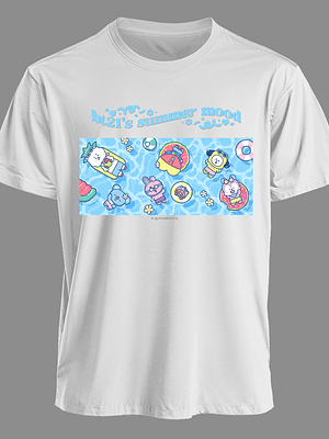 Polera Diseño Summer BT21 grupal - BTS 