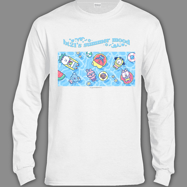 Polera Diseño Summer BT21 grupal - BTS  5