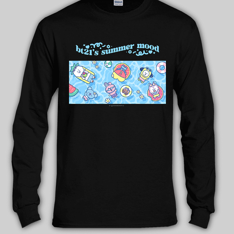 Polera Diseño Summer BT21 grupal - BTS  4
