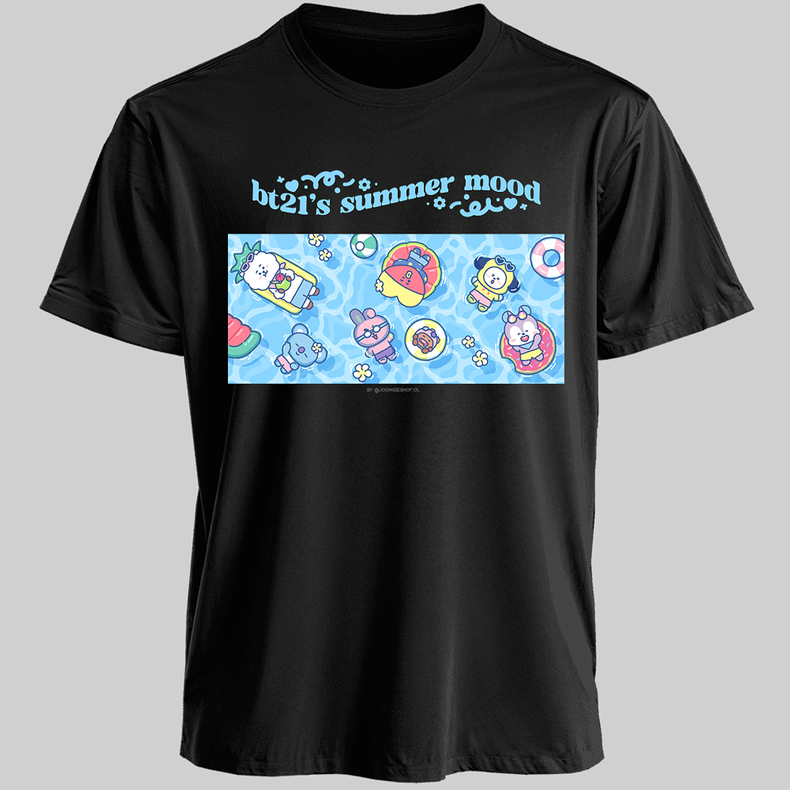 Polera Diseño Summer BT21 grupal - BTS  1
